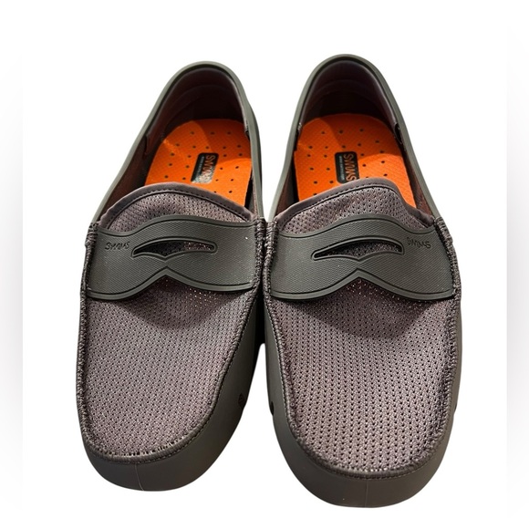 NWOB Swims Men’s Penny Loafers in Charcoal in size 11 - Picture 6 of 10